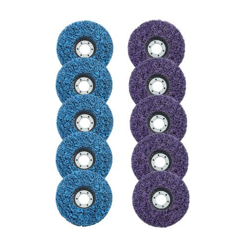 Solid Spare 10 Pack Diamond Strip Discs Stripping Wheel for Angle Grinder (4-1/2" x 7/8")
