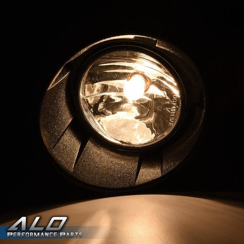 Solid Spare New Fit For 2010-2013 Chevy Camaro Fog Lights Lamps w/ Wiring+Switch Bezel Kit