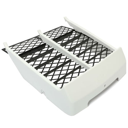 Solid Spare White Radiator Cover + Grill For 1987-2006 Yamaha Banshee 350 YFZ350 Front Panel