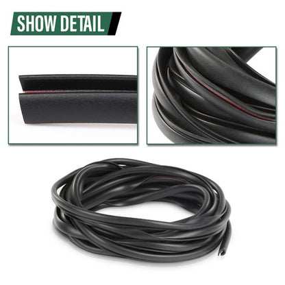 Solid Spare 18ft Universal Fender Flare Edge Trim Fender Flare Wheel Arch Rubber Seal