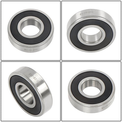 Solid Spare 4Pcs 63/28-2RS Bearings 28×68×18mm Double Rubber Seals Deep Groove Ball Bearing