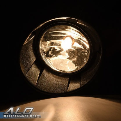 Solid Spare Fit For 10-13 Chevy Camaro Smoke Lens Bumper Fog Lights+Wiring+Switch Kit