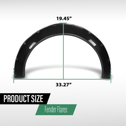 Solid Spare 4pcs Fender Flares Extra Wide Wheel Arch Body Kit Fit For Honda Civic Accord