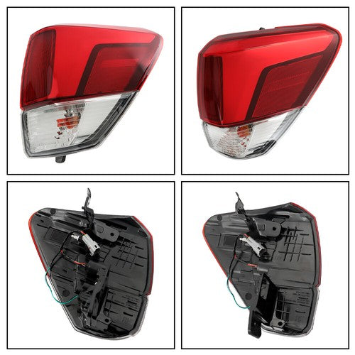 Solid Spare For Subaru Forester 2019-2021 Passenger Side Tail Light Lamp Clear Lens LED New
