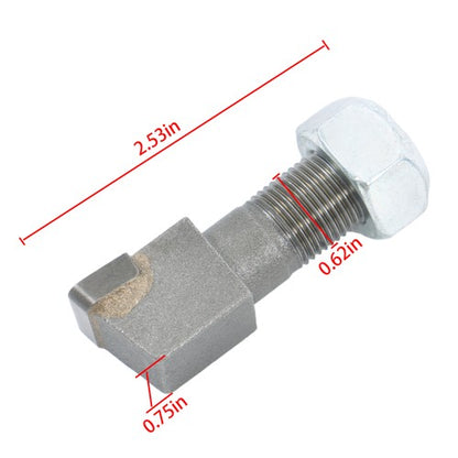 Solid Spare 10x Threaded Stump Grinder Teeth 2-1/2" Fit for Bradco Shaver Ashland Baumaligh