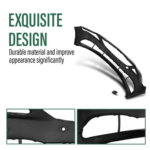 Solid Spare Front Bumper Cover Fascia Fit For 2017 2018 2019 Buick Lacrosse GM1000A17