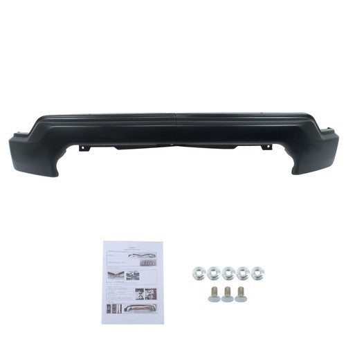 Solid Spare Brand New For GMC Sierra 1500 2019-2021 Split Style Black Front Bumper Face Bar