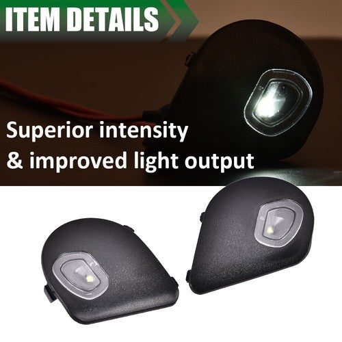 Solid Spare New Fit For 2010-2019 Dodge Ram 1500 2500 3500 4500 5500 Mirror Puddle Lights