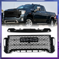 For 2020-2023 GMC Sierra 2500HD 3500HD Front Bumper Grille+Hood Trim Molding