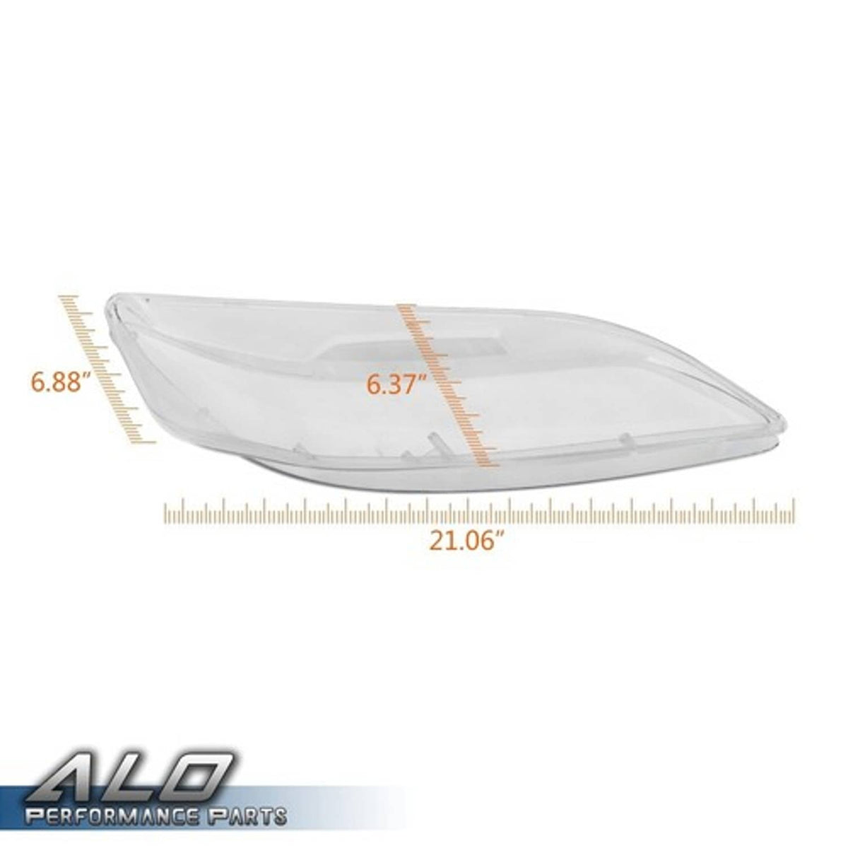 Solid Spare Headlight Replacement Lens Clear Fit For 2003-2008 Mazda 6 Left & Right