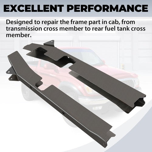 Solid Spare Frame Rust Repair Set & Repair Plate Steel For Toyota Tacoma Regular Cab 1996-04