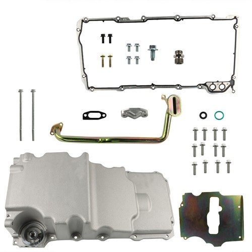 Solid Spare Fit For Chevrolet Camaro LS 1967 1968 1969 Engine Low Profile Oil Pan Retro