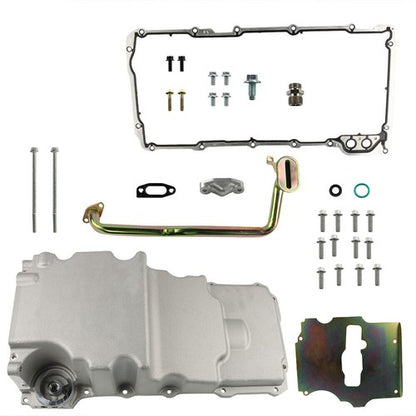 Solid Spare Fit For Chevrolet Camaro LS 1967 1968 1969 Engine Low Profile Oil Pan Retro