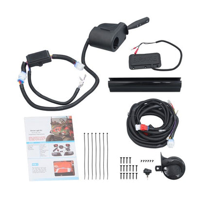 Solid Spare NEW LED Light Kit Street Legal Kit w/Turn Signal Switch For EZGO TXT 96-13