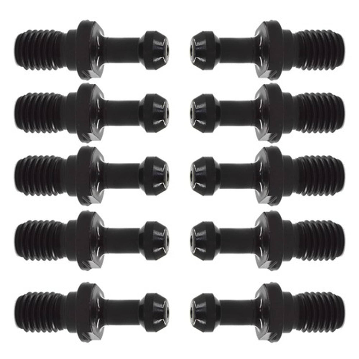 Solid Spare CAT40 45° 0.589" 10Pcs Pull Stud Retention Knob For HAAS TOSHIBA