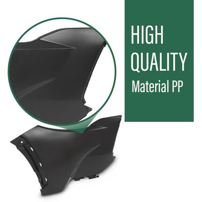 Solid Spare Fit For 22-24 Toyota Corolla Cross L/LE Front Right Bumper Cover W/O Park Assist