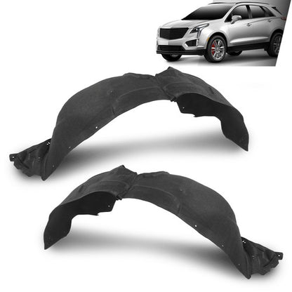 Solid Spare Front Fender Liner Splash Shield Left+Right Side Fit For 2017-2025 Cadillac XT5