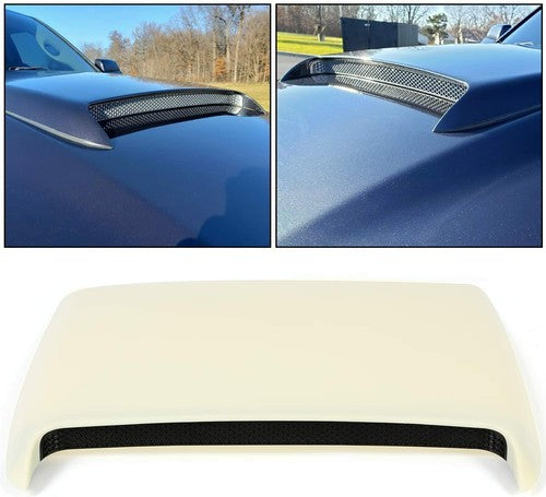 Solid Spare Universal 25.2"×25.2" Hood Scoop Vent For Challenger Sliverado Nissan Titan