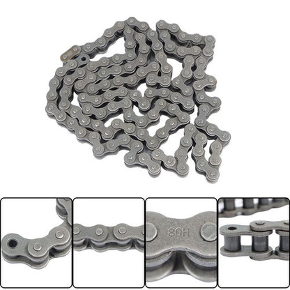 Solid Spare #80H Heavy Duty Roller Chain × 10 Feet With 1 Connector US