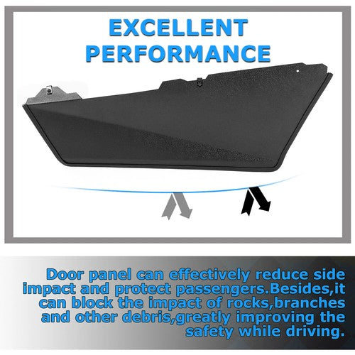 Solid Spare ABS Door Panels Extension For 2014-2020 Arctic Cat Wildcat Trail 700 & Sport