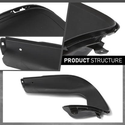 Solid Spare Fit For 11-14 Porsche Cayenne Rear Left Side Bumper Trim Outer PO1182101
