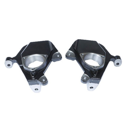 Solid Spare Black 2" Drop Lowering Spindles For Chevy GMC Silverado Sierra 1500 1999-2006