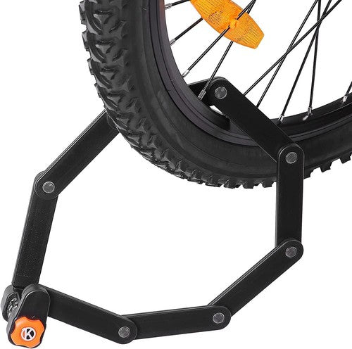 Solid Spare ECOTRIC Lock Bike Motorcycle Lock Heavy Duty Anti Theft 85cm Password Steel Bars