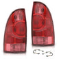 Solid Spare Tail Lights w/ Bulbs Fit For 2005-2015 Toyota Tacoma Rear Brake Lamps Left+Right