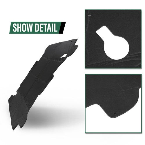 Solid Spare Fit For 94-01 Dodge Ram 1500 2500 3500 Hood Insulation Pad Heat Blanket & Clips