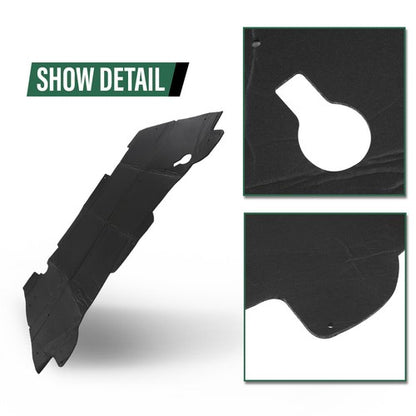 Solid Spare Fit For 94-01 Dodge Ram 1500 2500 3500 Hood Insulation Pad Heat Blanket & Clips