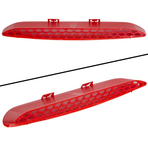 Solid Spare 3Pcs Red Hood Bezel Insert Trims For 2015-20 Dodge Charger 68202462AD 68202581AC