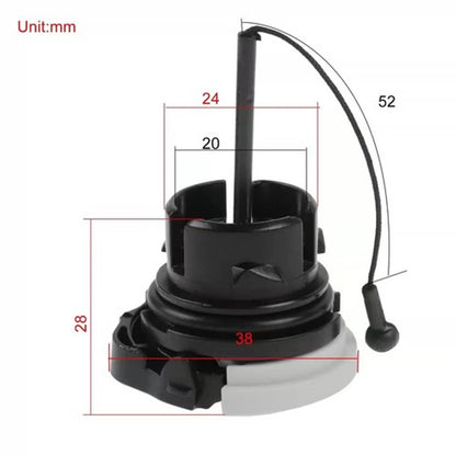 Solid Spare Chainsaw Gas Fuel Oil Tank Cap Vent Hose Fit For Stihl 029 MS290 MS310 039 MS390