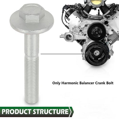 Solid Spare Fit For LS1 LS2 LS3 LS6 4.8L 5.3L 5.7L 6.0L 6.2L Harmonic Balancer Crank Bolt