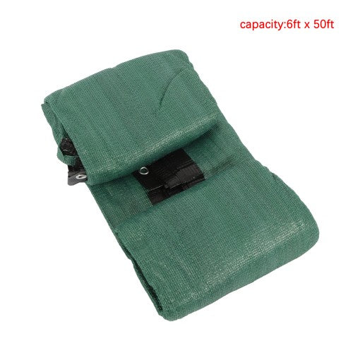 Solid Spare dark green 6FTx50FT garden privacy fence heavy duty barrier net with zip ties