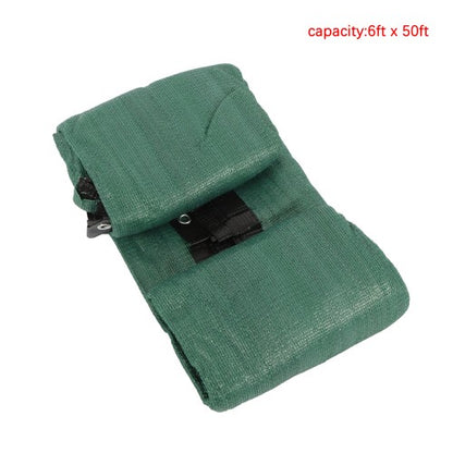 Solid Spare dark green 6FTx50FT garden privacy fence heavy duty barrier net with zip ties