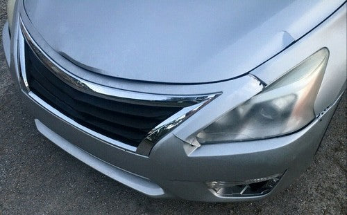 Solid Spare For 2013 - 2015 14 Nissan Altima Front Bumper Grille Upper Grill Assembly Chrome