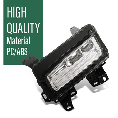 Solid Spare Fit For 2017-2020 Cadillac XT5 LED DRL Cornering Lamp Fog Light Left+Right Side