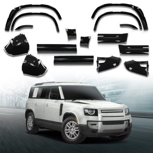 Solid Spare Fit For 20-24 Defender 110 Bumper Corner Side Skirt Fender Flare Body Kit
