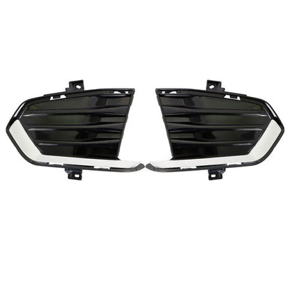 Solid Spare Fog Lamp Cover For Cadillac XT5 2017-2019 Black New Driver+Passenger Side Front