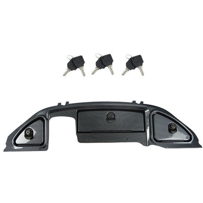Solid Spare Carbon Fiber Dash With Locking Doors For Club Car Precedent 2008.5+ Golf Cart