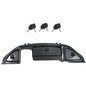 Solid Spare Carbon Fiber Dash With Locking Doors For Club Car Precedent 2008.5+ Golf Cart