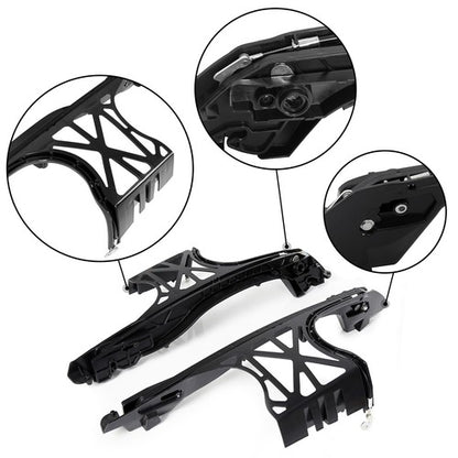 Solid Spare For Harley Touring 2014-2024 Saddle Bags Saddlebag Latch Hinge Lock Hardware Kit