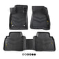 Solid Spare TPE Floor Mats Fit For 23-25 Honda Accord Hybrid All Weather Protection Liners