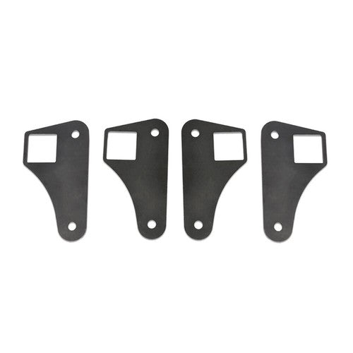 Solid Spare Parallel 4 Link Tabs 2" Square Tubing Air Ride Brackets Ladder Bar Mounting
