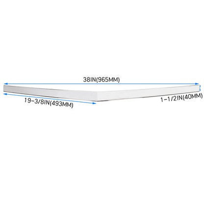 Solid Spare Chrome Hood Molding Trim Moulding For Cadillac SRX 2010-2016 Replace 22774203