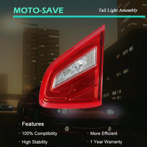 Solid Spare Passenger Right Side LED Inner Red Brake Tail Light For Nissan Altima 2016-2018