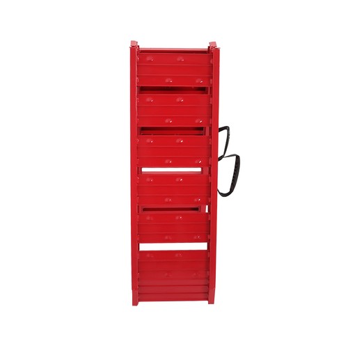 Solid Spare For ATV Motorcycle Truck 1PC 72 × 11.6 550 lbs Red Motorcycle Loading Ramp
