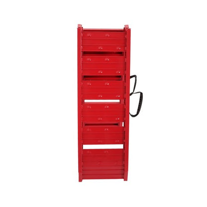 Solid Spare For ATV Motorcycle Truck 1PC 72 × 11.6 550 lbs Red Motorcycle Loading Ramp