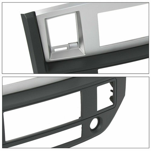 Solid Spare Radio Double Din Dash Install Bezel Kit Fits 2006-09 Dodge Ram 1500 2500 3500