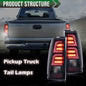 Solid Spare LED TUBE Tail Lights Fit For 99-2006 Chevy Silverado GMC Sierra Rear Brake Lamps